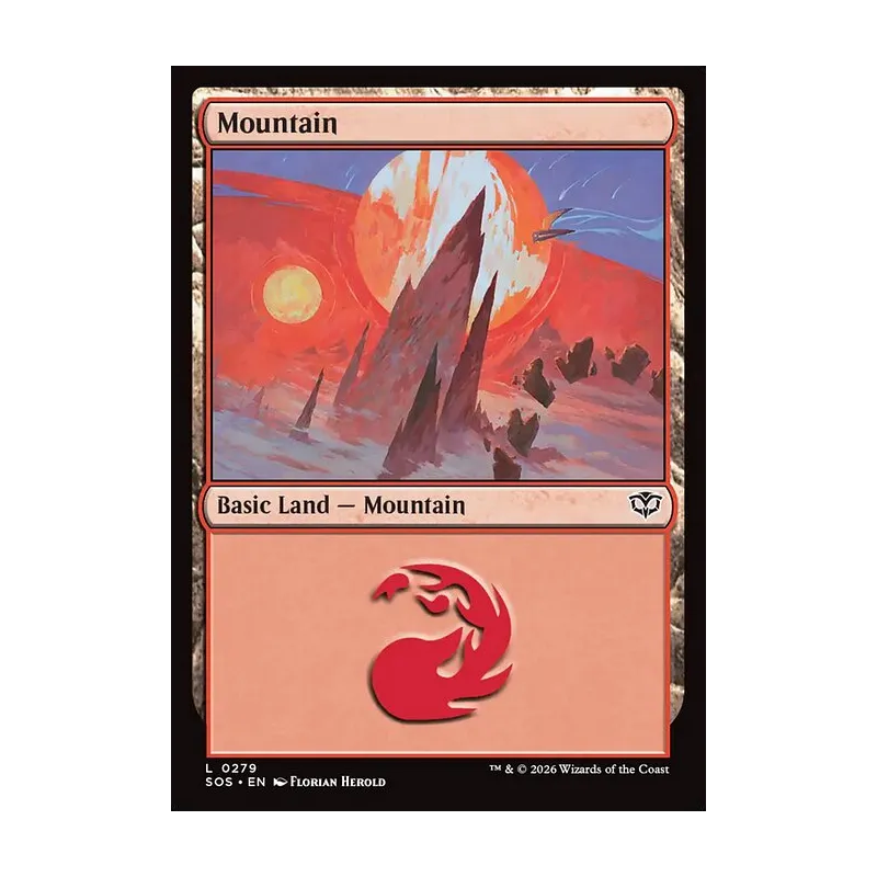 Mountain (0279) - Secrets of Strixhaven (Near Mint)