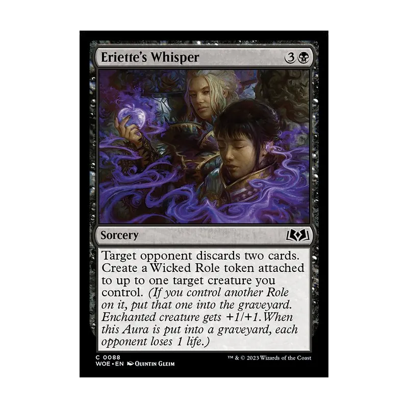 Eriette's Whisper - Wilds of Eldraine (Near Mint)