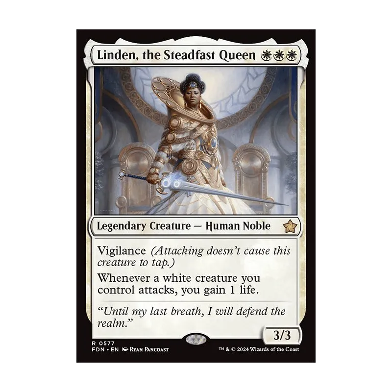 Linden, the Steadfast Queen - Foundations (Near Mint)