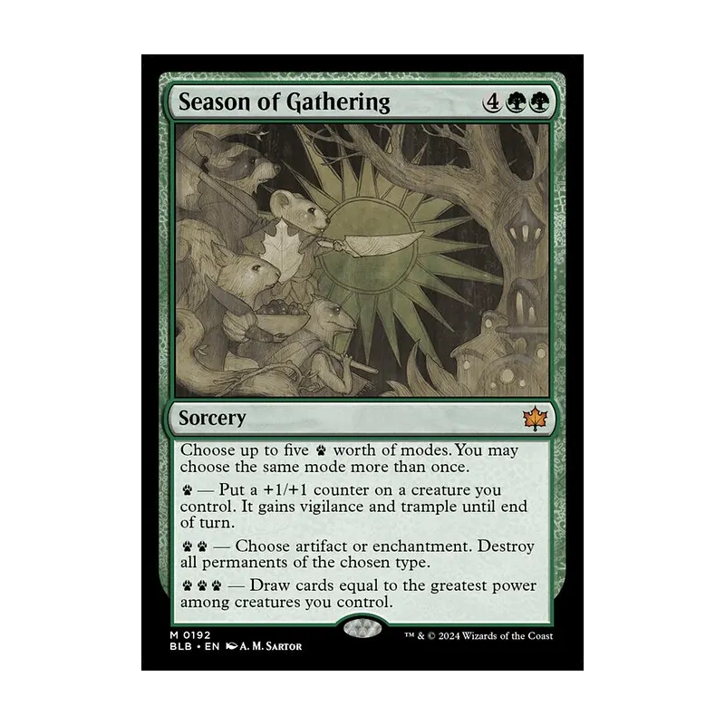 Season of Gathering - Bloomburrow (Near Mint)