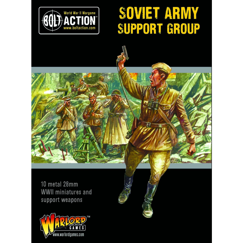 Bolt Action: Soviet Army Support Group (HQ, Mortar & MMG)