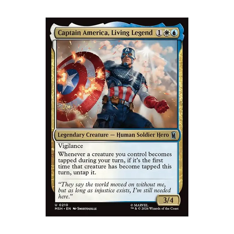 Captain America, Living Legend - Marvel Super Heroes (Near Mint)