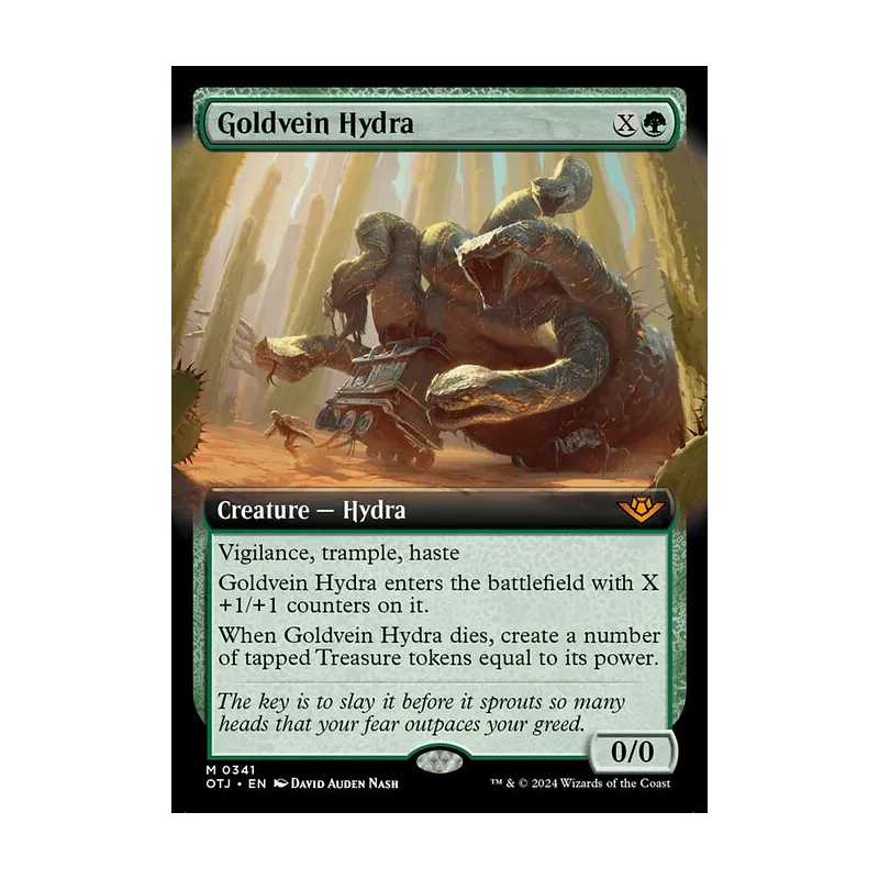 Goldvein Hydra (Extended Art) - Outlaws of Thunder Junction (Near Mint)