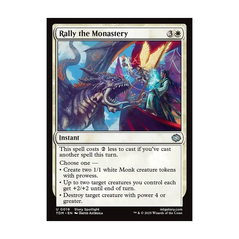 Rally the Monastery - Tarkir: Dragonstorm (Near Mint)