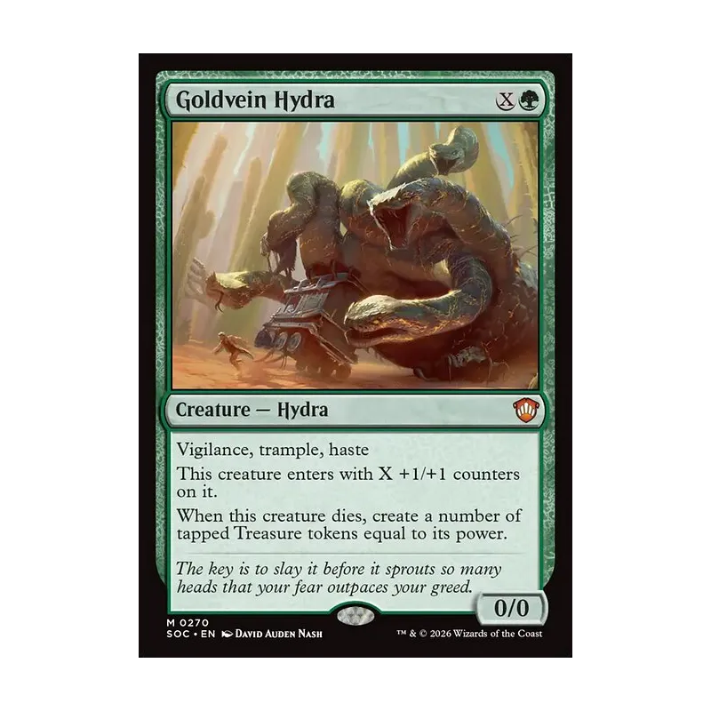 Goldvein Hydra - Secrets of Strixhaven Commander (Near Mint)