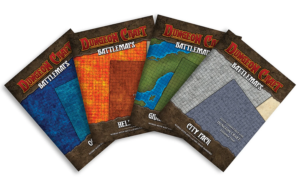 Dungeon Craft Battlemaps 4-Pack: Expeditions (New Arrival)