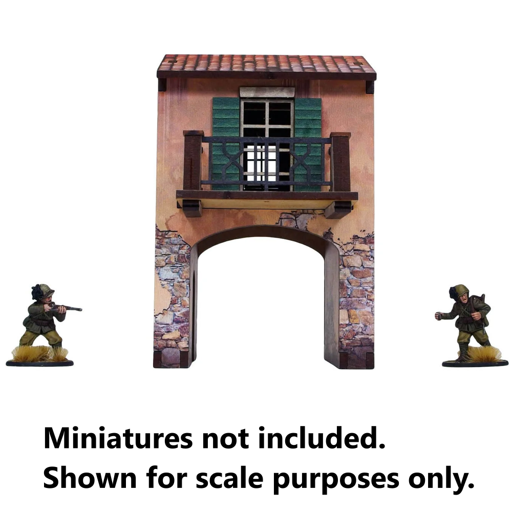 Bolt Action: Pre-Painted WW2 Italy - Gate Balcony