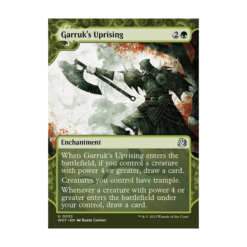 Garruk's Uprising - Wilds of Eldraine: Enchanting Tales (Near Mint)