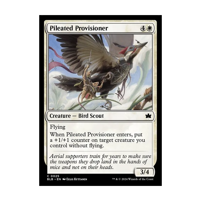 Pileated Provisioner - Bloomburrow (Near Mint)
