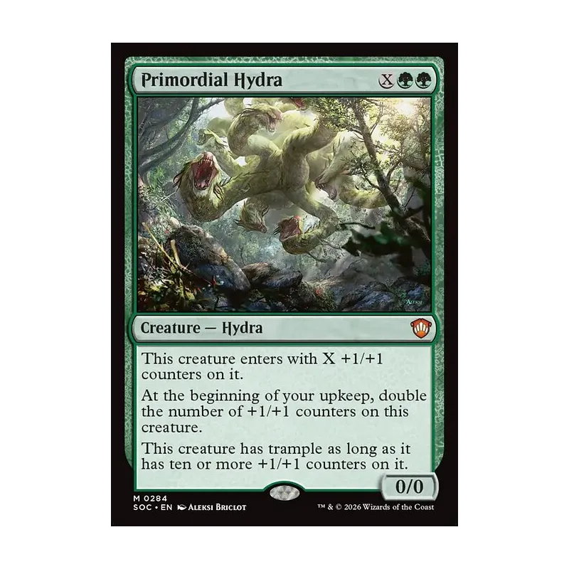 Primordial Hydra - Secrets of Strixhaven Commander (Near Mint)