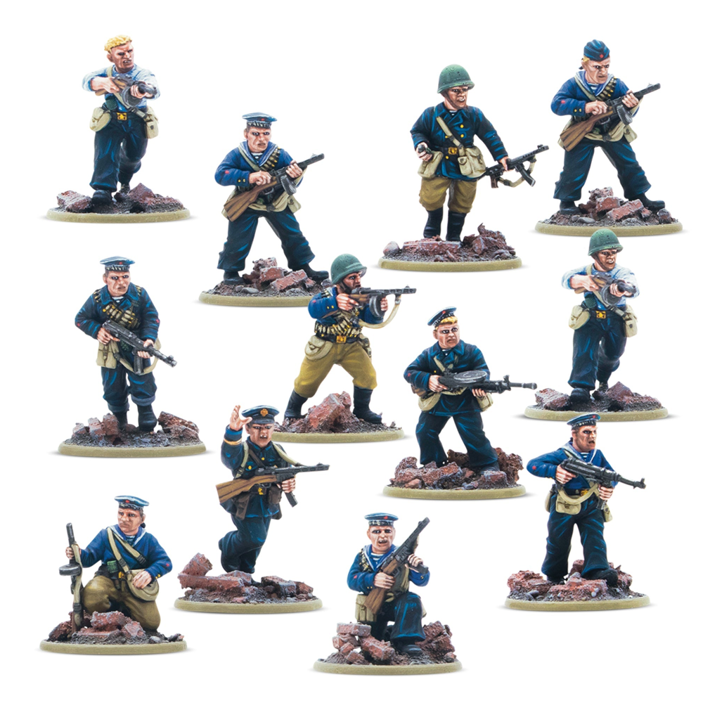 Bolt Action: Soviet Naval Brigade Veteran Squad (Preorder)