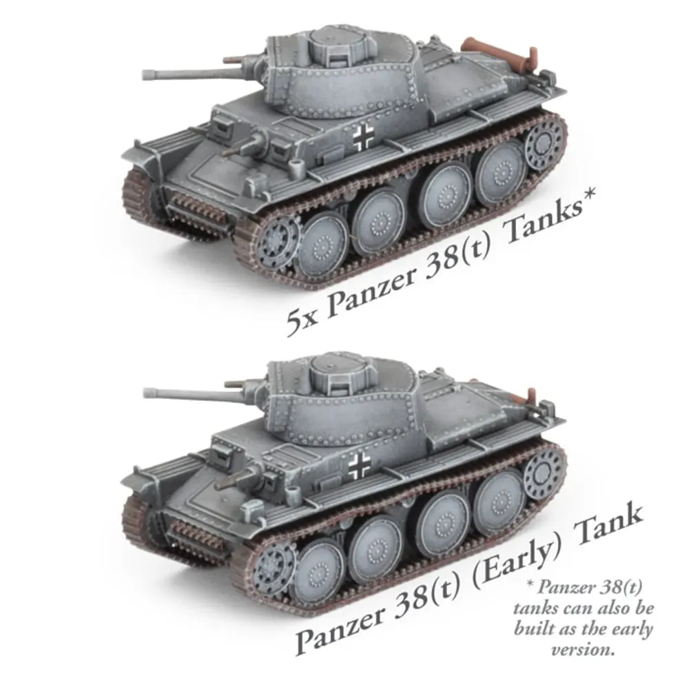 Flames of War: Barbarossa: German 38(t) Tank Company Starter Force (Preorder)