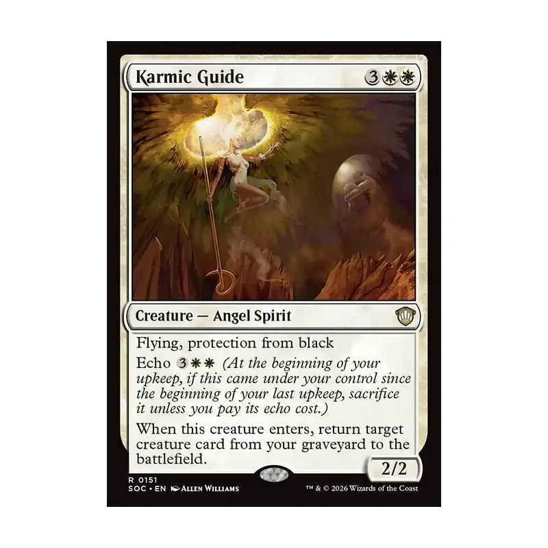 Karmic Guide - Secrets of Strixhaven Commander (Near Mint)