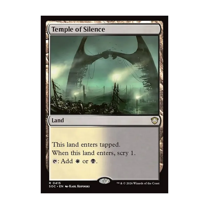 Temple of Silence - Secrets of Strixhaven Commander (Near Mint)
