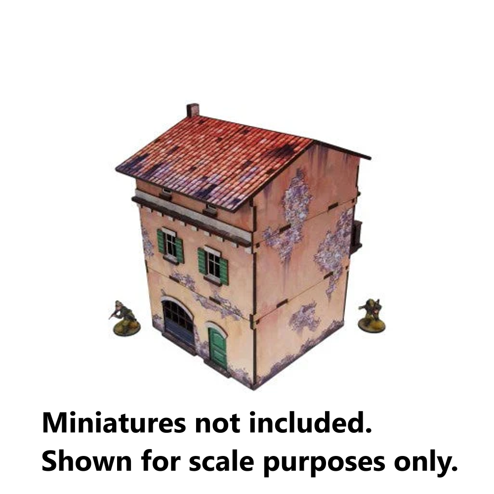 Bolt Action: Pre-Painted WW2 Italy - Balcony House