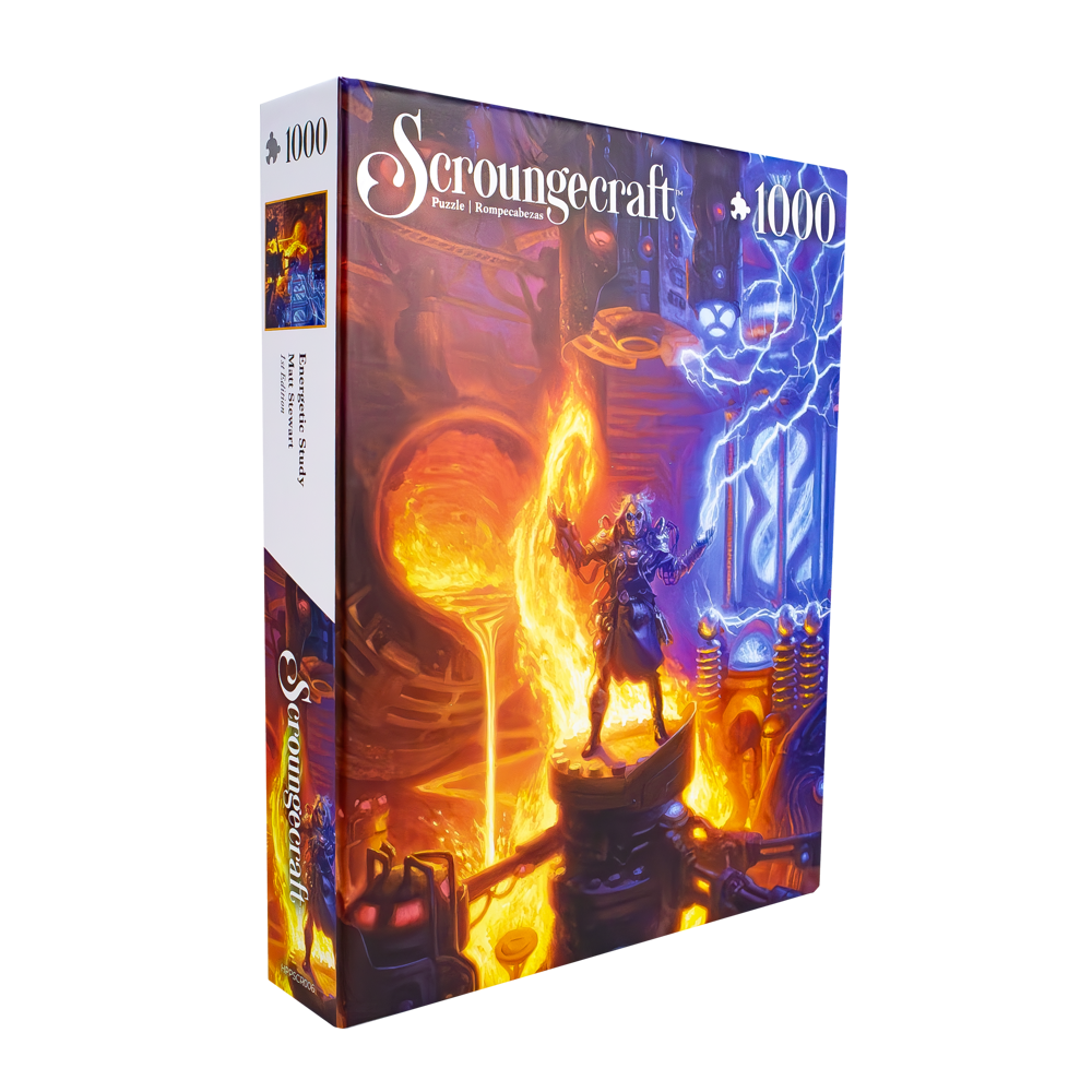 Scroungecraft: 1000-Piece Jigsaw Puzzle - Energetic Study (Preorder)