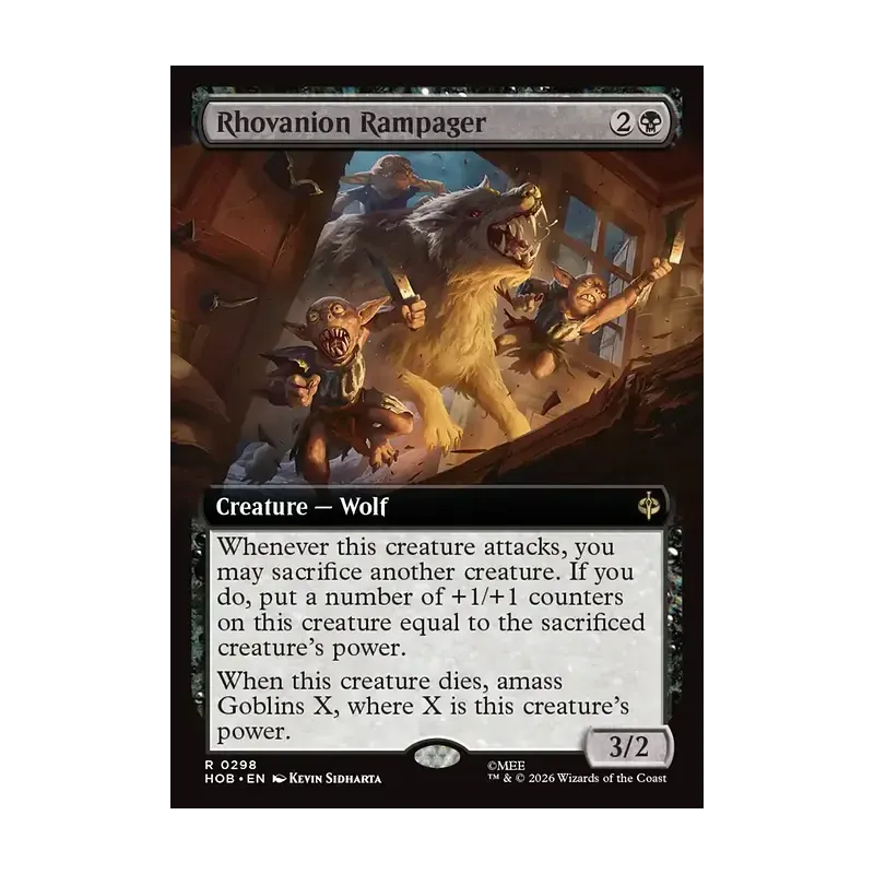 Rhovanion Rampager (Extended Art) - The Hobbit (Near Mint)