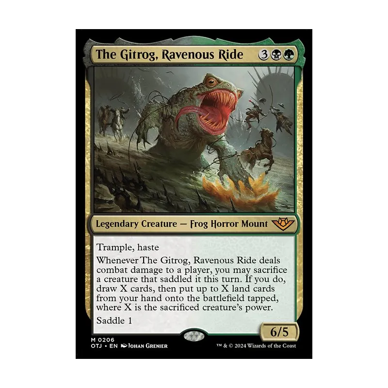The Gitrog, Ravenous Ride - Outlaws of Thunder Junction (Near Mint)