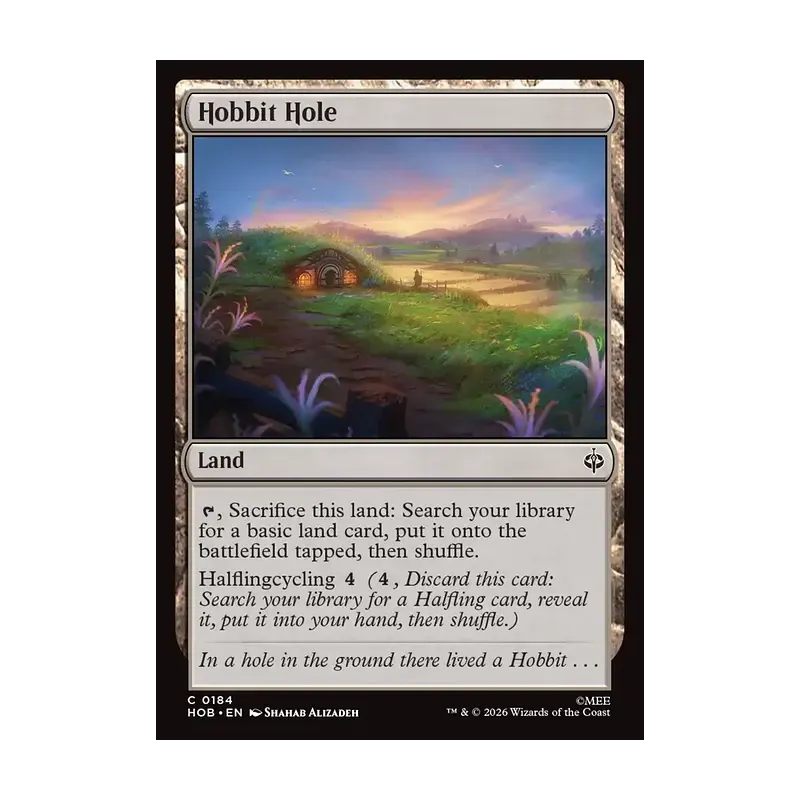 Hobbit Hole - The Hobbit (Near Mint)
