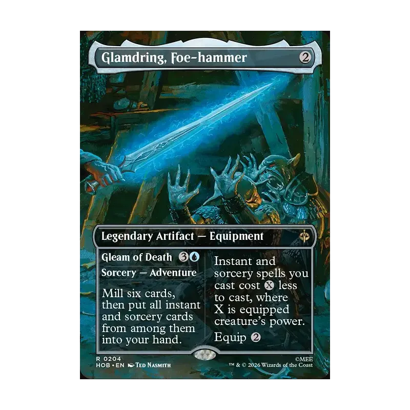 Glamdring, Foe-hammer (Borderless) - The Hobbit (Near Mint)