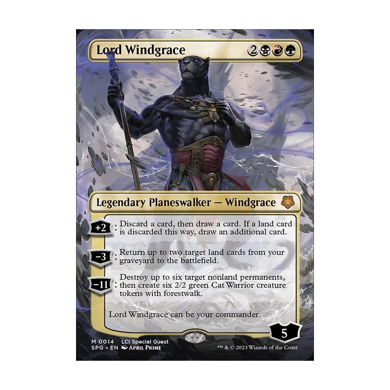 Lord Windgrace (Borderless) - Special Guests (Near Mint)