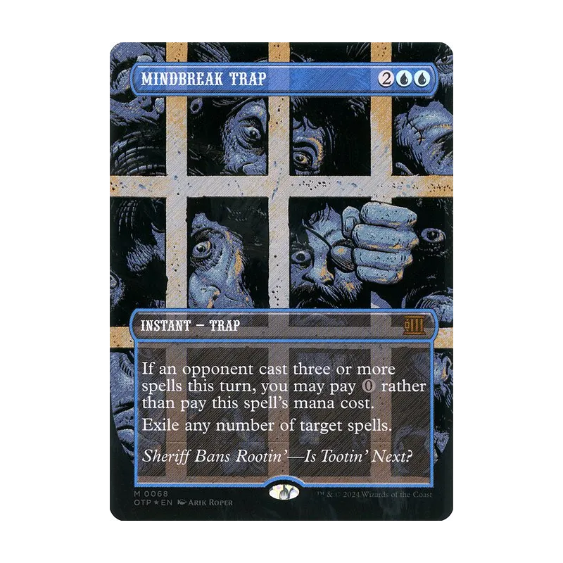 Mindbreak Trap (Textured Foil) - Breaking News (Foil Near Mint)