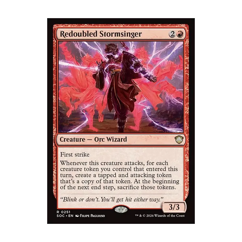 Redoubled Stormsinger - Secrets of Strixhaven Commander (Near Mint)