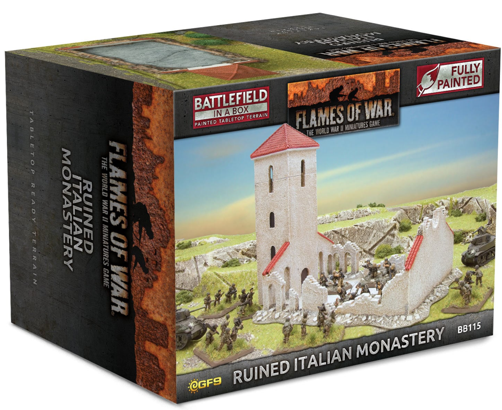 Flames of War: Battlefield in a Box - Ruined Italian Monastery