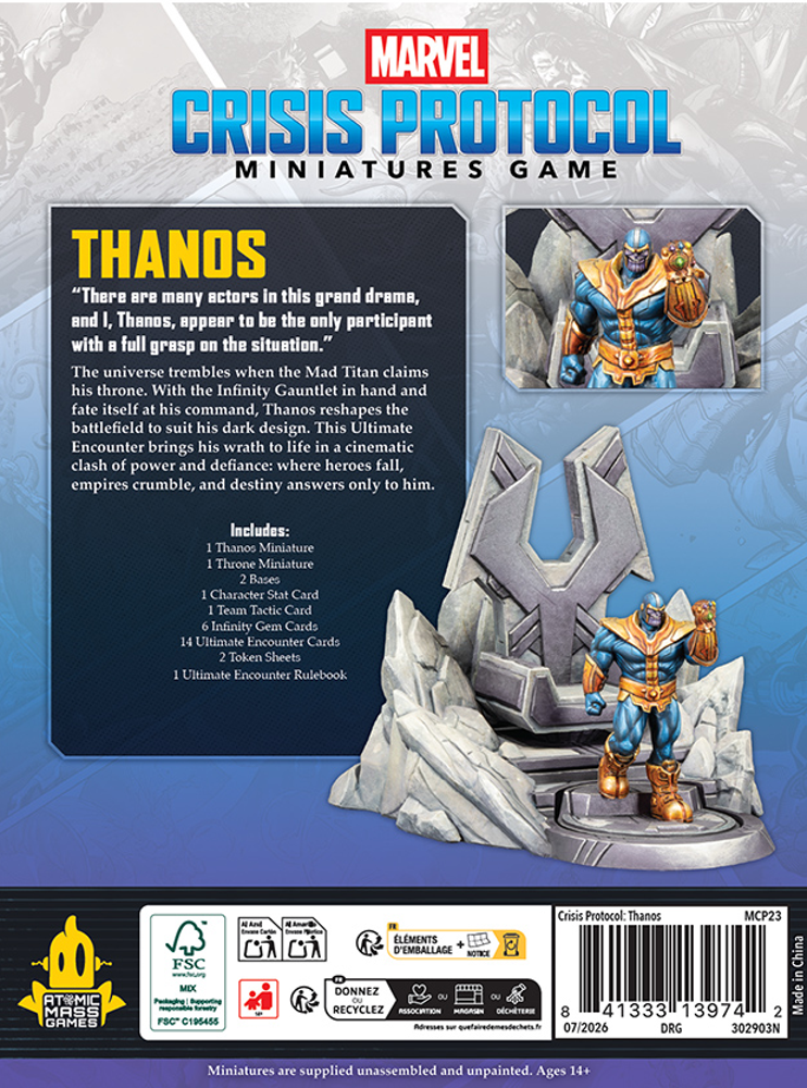 Marvel Crisis Protocol: Thanos Ultimate Encounter (Preorder)