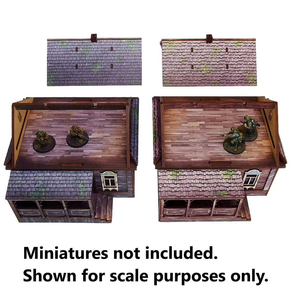 Bolt Action HDF Terrain: WW2 Ostfront Village - Doma