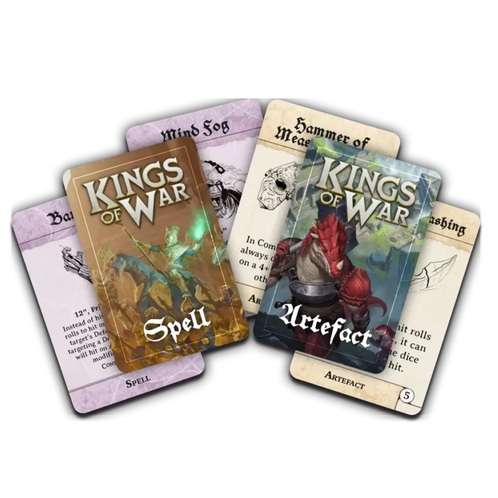 Kings of War: Spell & Artefact Cards (2025)