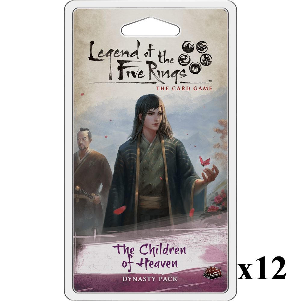 Legend of the Five Rings LCG: The Children of Heaven Dynasty Pack CASE (12) (Last Chance)