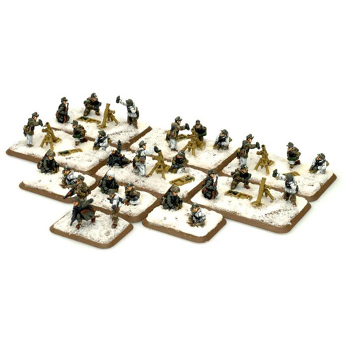 Flames of War WW2: German - Mortar Platoon (Winter)