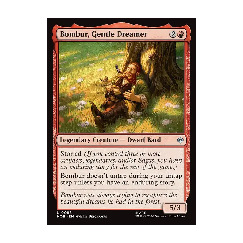 Bombur, Gentle Dreamer - The Hobbit (Near Mint)