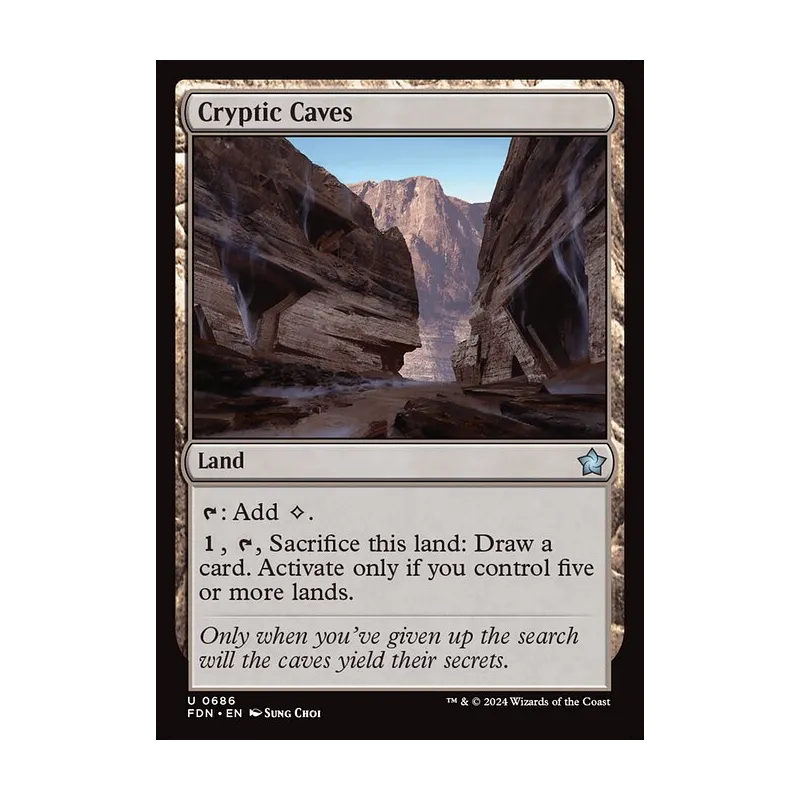 Cryptic Caves - Foundations (Near Mint)