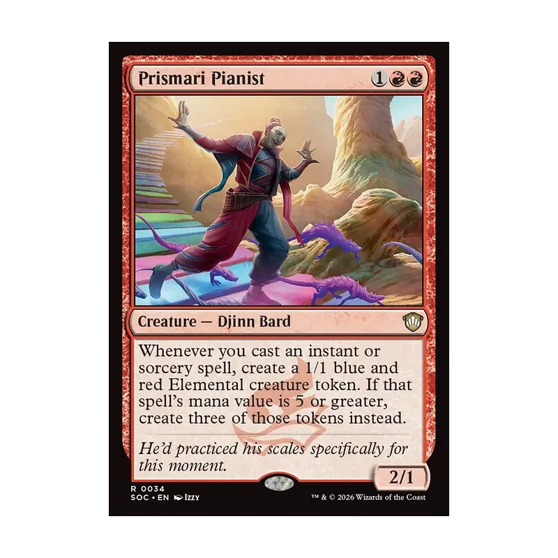 Prismari Pianist - Secrets of Strixhaven Commander (Near Mint)