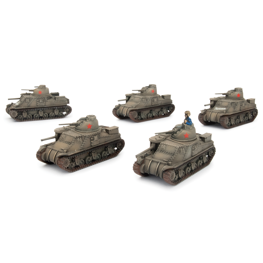Flames of War WW2: Soviet - M3 Lee Tank Company
