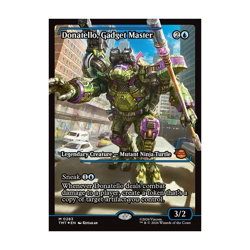 Donatello, Gadget Master (Showcase) - Teenage Mutant Ninja Turtles (Foil Near Mint)