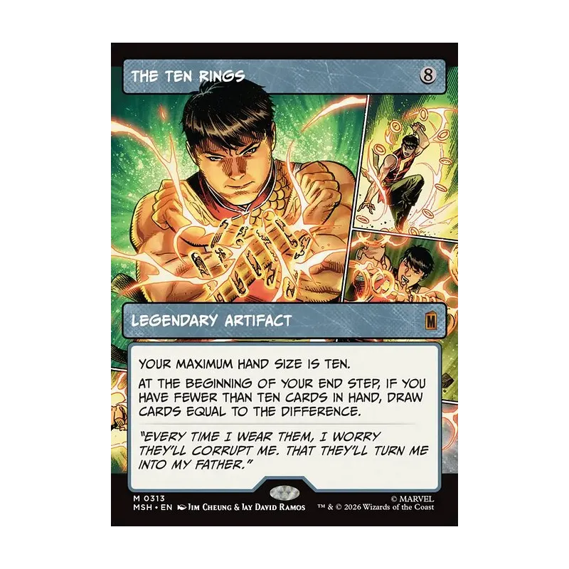 The Ten Rings (Borderless) - Marvel Super Heroes (Near Mint)