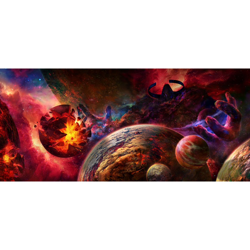N3 Deskmat: Cataclysm (35" x 15") (Clearance)