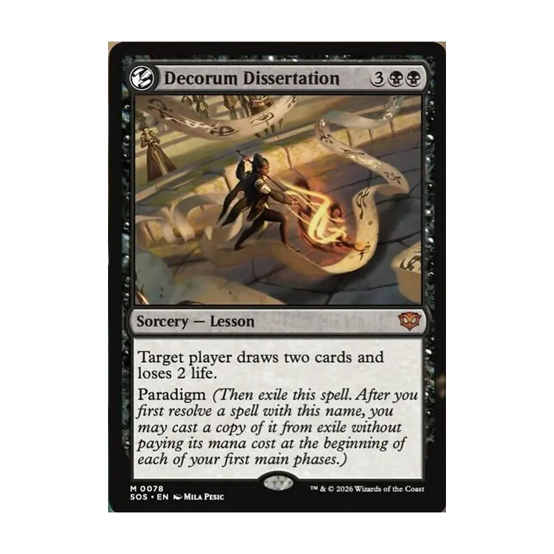 Decorum Dissertation - Secrets of Strixhaven (Near Mint)