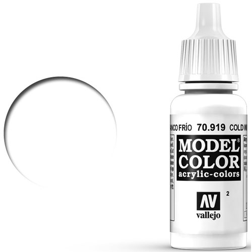 Vallejo Model Color Paint: Cold White
