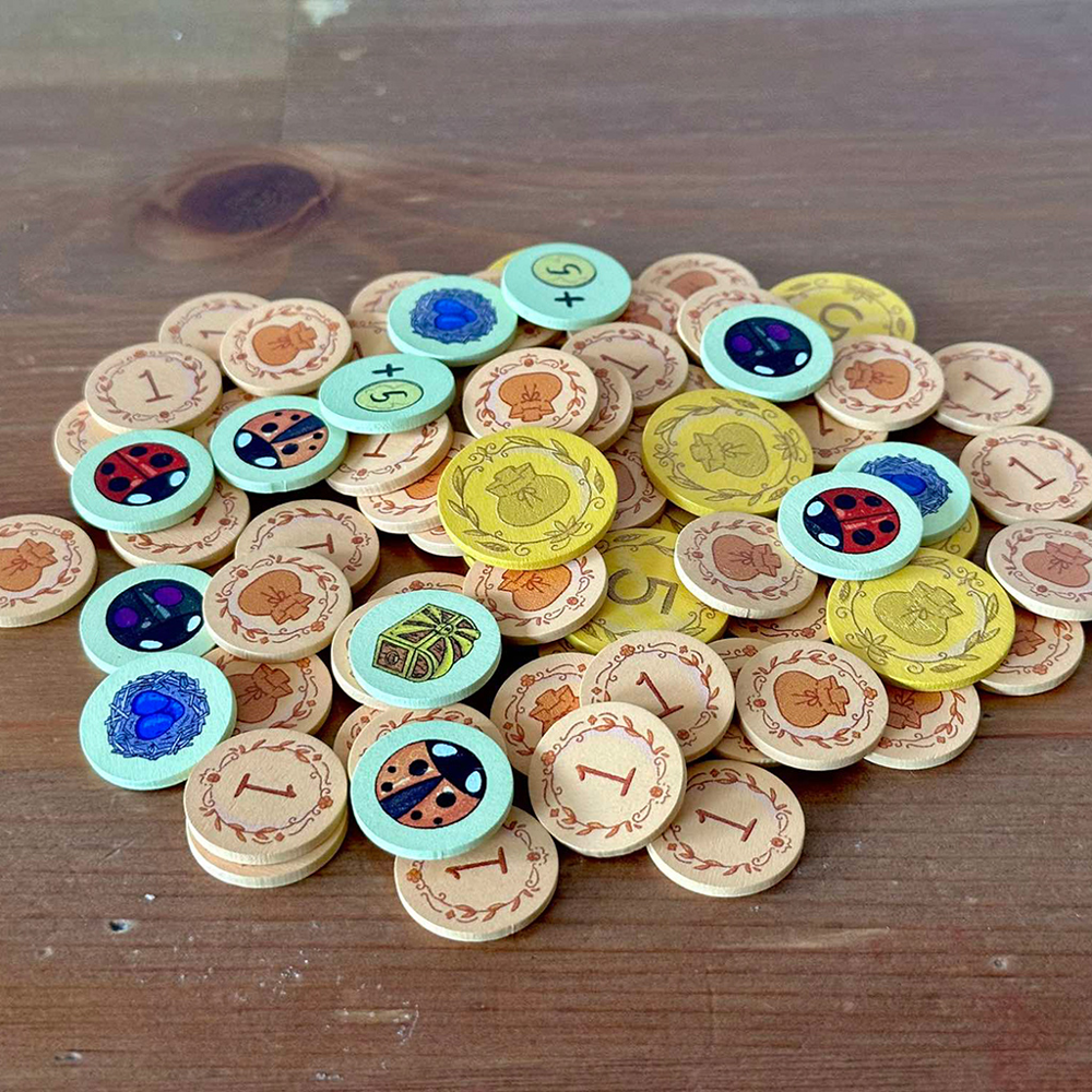 A Wild Venture: Wooden Tokens (Preorder)