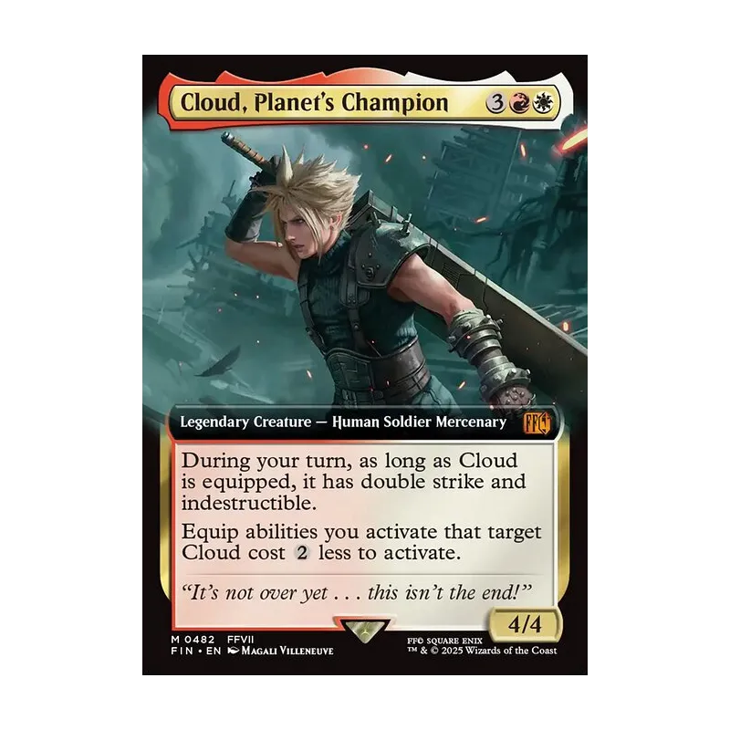 final fantasy mtg nearby Cloud, Planet's Champion