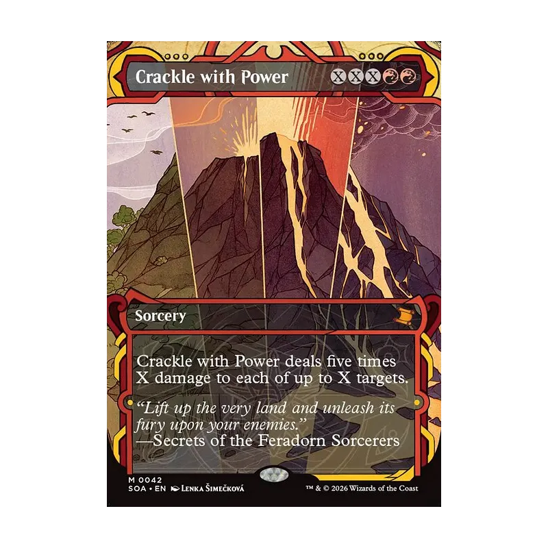 Crackle with Power - Secrets of Strixhaven Mystical Archive (Near Mint)