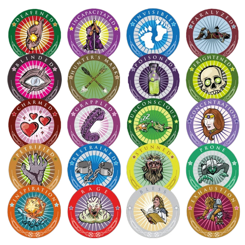 Roleplaying Condition Chips Roleplaying Condition Chips