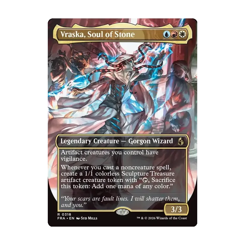 Vraska, Soul of Stone (Borderless) - Reality Fracture (Near Mint)