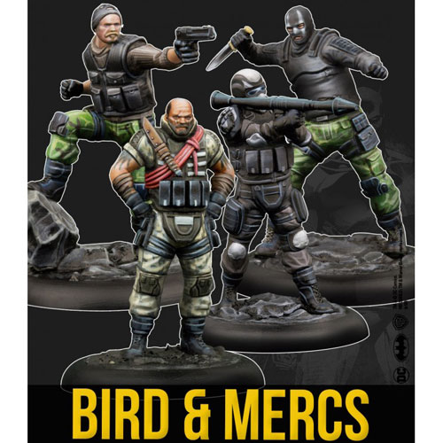 Batman Miniatures Game: Bird & Mercs (4) (Last Chance)
