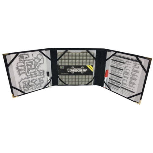 Role 4 Initiative: Faux-Leather Tri-Fold DM Screen and Accessories Portfolio (Last Chance) Role 4 Initiative: Faux-Leather Tri-Fold DM Screen and Accessories Portfolio (Last Chance)