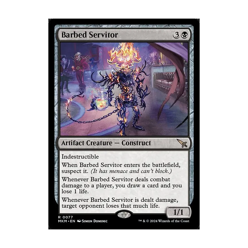 Barbed Servitor - Murders at Karlov Manor (Near Mint)